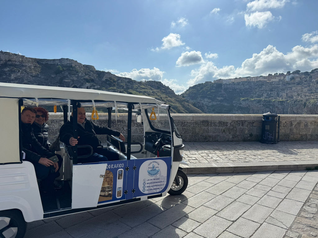 Tour in APE Car panoramico Matera